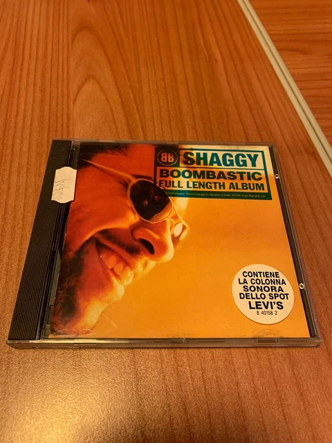 Cd Shaggy Boombastic Full Lenght Album Virgin Records Cdv2782 Italy Ps 1995  Bgg