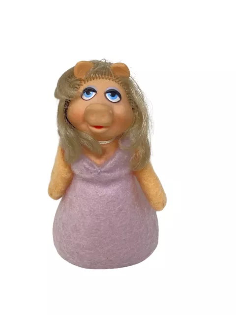 Muppets Miss Piggy 6" Beanbag Plush Doll Fisher Price Toys Vintage 1979