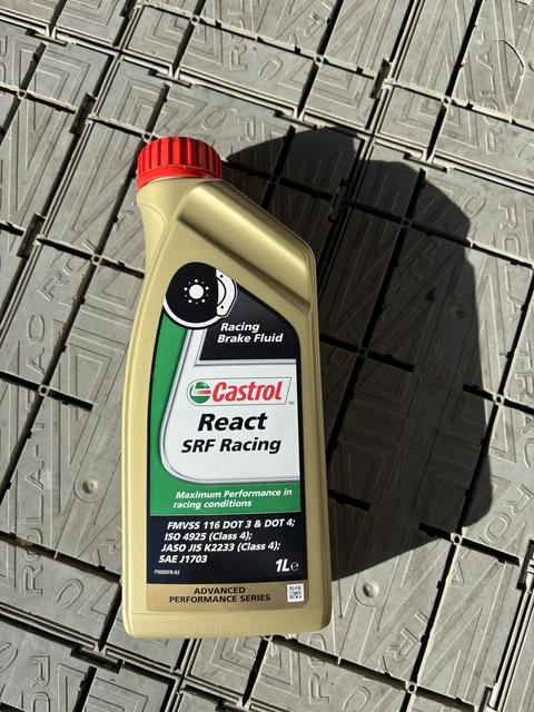 15CC7A CASTROL React Performance DOT 4 DOT 4 Brake Fluid 1l 15CC7A CASTROL React Performance DOT 4 DOT 4 Brake Fluid 1l