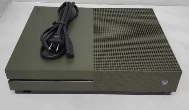 Microsoft Xbox One S Battlefield 1: Military Green Special Edition Bundle  1TB Green Console for sale online