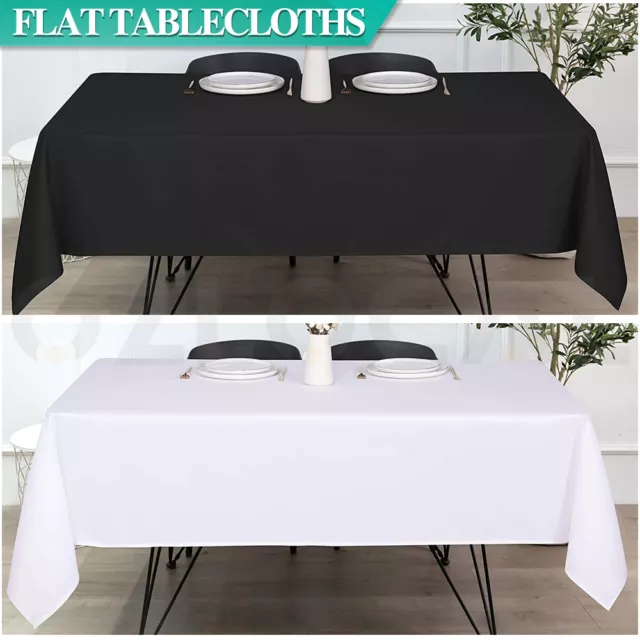 Tablecloths Wedding Table Cloths Trestle Rectangle Market Event Party Washable