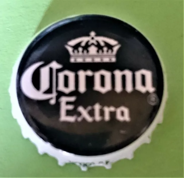 90x Prendas para el torso de botella Cerveza Corona Extra Blanco y Negro Gorras Hombre Cueva Bar decorado 2