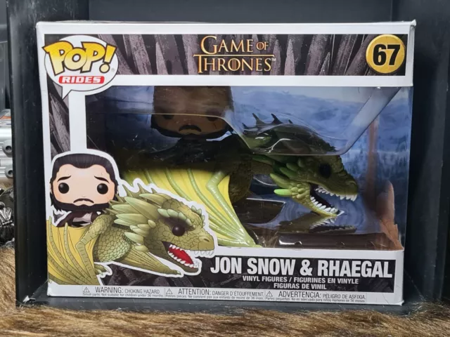 Funko Pop! TV Got , Game Of Thrones Jon Snow with Rhaegal - No 67