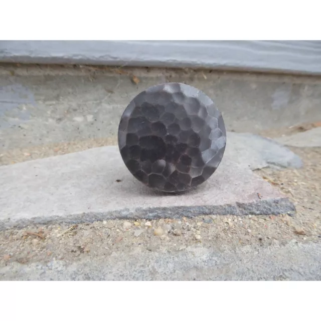 Vintage Drawer Pull Round Bronze Metal Handle Kitchen Cabinet Dresser Door Knob