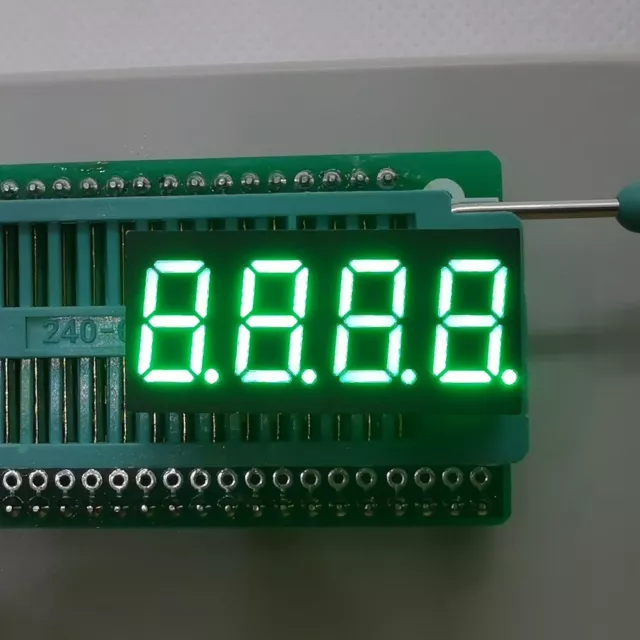 1pc 0.36" Green LED 0.36 inch 4 Digit 7 Segment Display Common Anode Brand New
