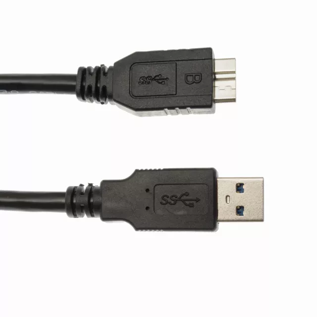 Cable de datos de alimentación de carga USB 3 compatible con disco duro externo Sony HD-SG5