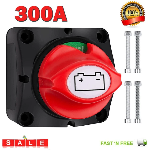 Interruttore di separazione batteria interruttore principale interruttore di corrente 300 A 12 V-48 V barca veicolo camion nuovo