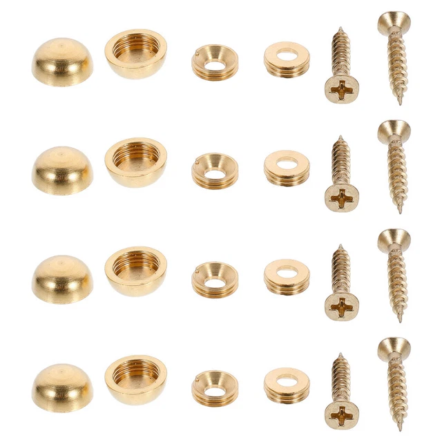 8 Pcs Spiegelrosetten Werbenagel Spiegelnagel Schrauben Selbstschneidende Suite
