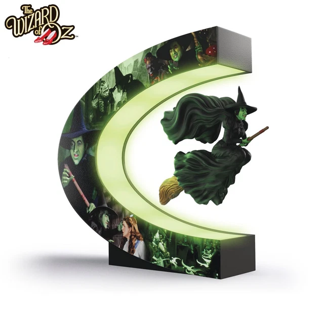 THE WIZARD OF OZ Levitating Sculpture With Light-Up Base by Bradford Exchange THE WIZARD OF OZ Levitating Sculpture With Light-Up Base by Bradford Exchange