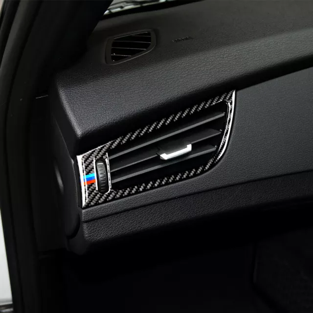 For 09-15 BMW Z4 M-Color Carbon Fiber Dashboard Side Air Vent Outlet Factory RHD 3