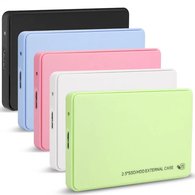 USB3.0 SATA 2.5' Hard Drive External Enclosure HDD SSD Mobile Disk Box Case IN