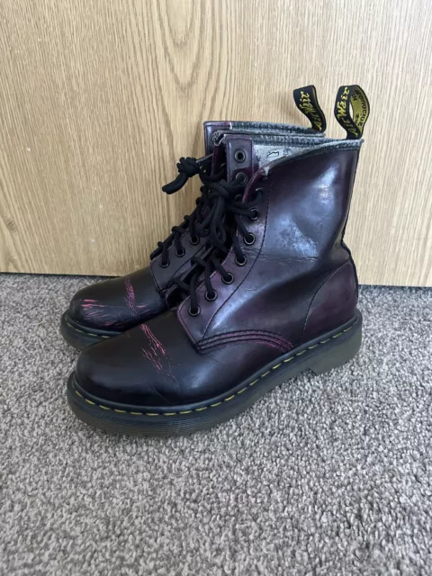 DR MARTENS AIRWAIR Purple Plum 1460 High Boots Women s Uk 5 EU 38 29.99 PicClick UK