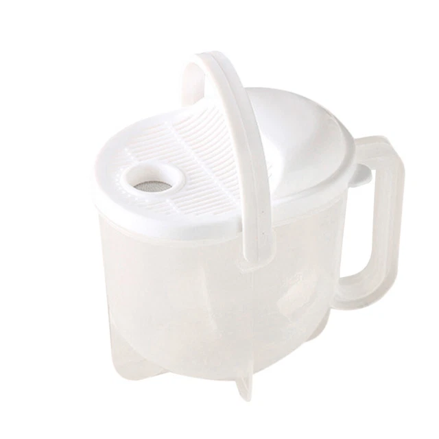 Colador colador para lavado de arroz filtro pantalla contenedores de plástico Go