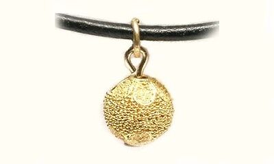 Antique 22kt Gold Pendant Russian Handcrafted Ancient Minoan Granulated Style