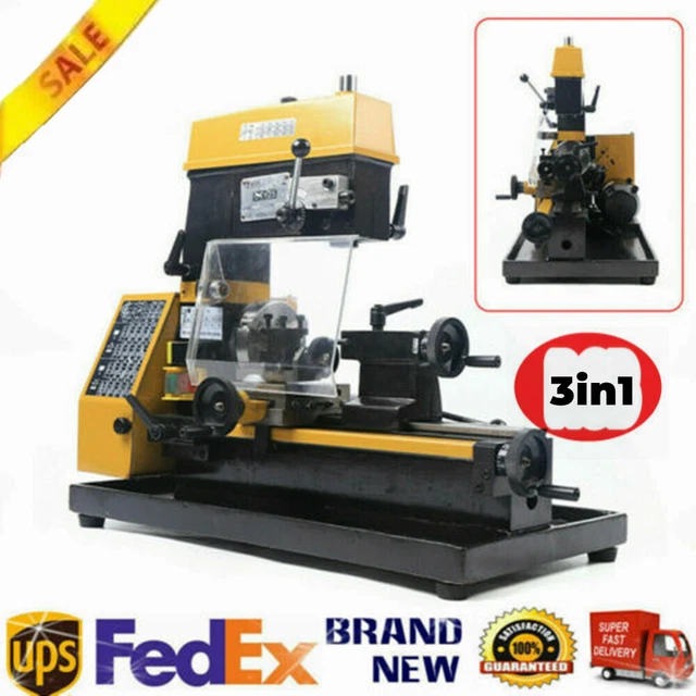 180W Drilling and Milling Lathe Machine Micro Multi-functional Machine 2500r/Min