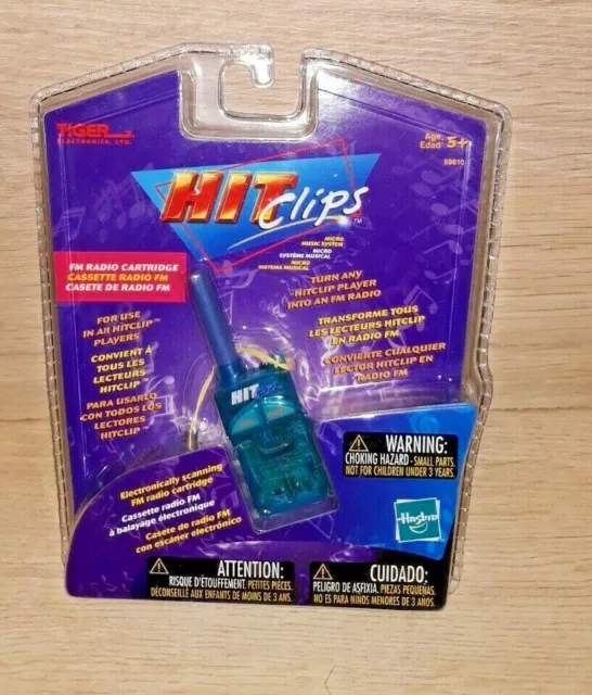 Hit Clips Micro Musik Clip Schlüsselring FM Radio Patrone - NEU