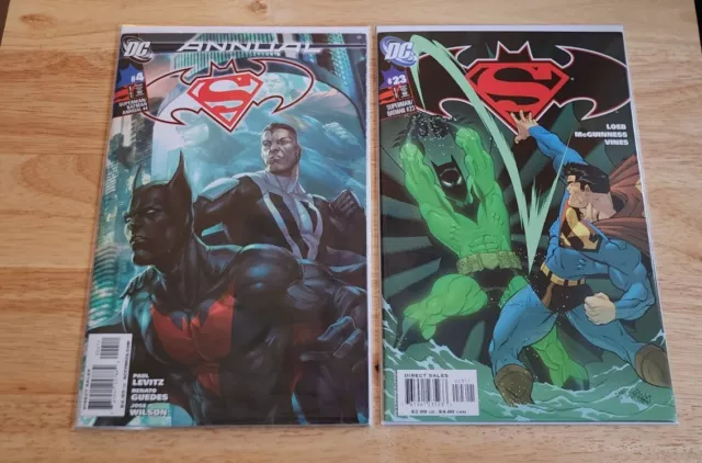 SUPERMAN BATMAN ANNUAL # 4 - DC COMICS 2010 - 1ST PRINT  & #23- Batman Beyond