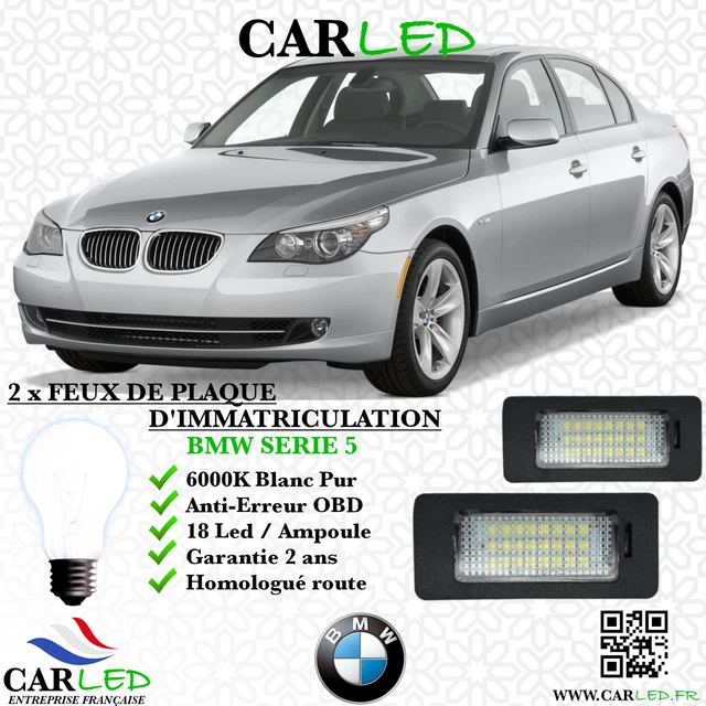 2x Ampoules LED Blanc 6000K Pour Feux De Plaque BMW Série 3 E36 - Neuf