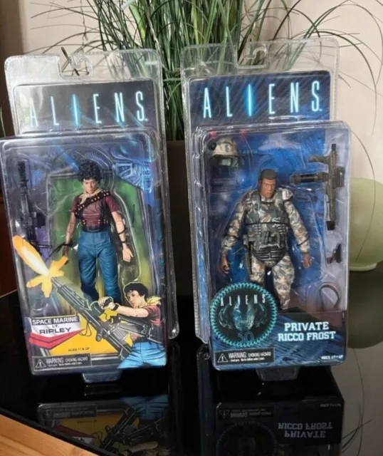 Aliens - LT. Ripley u. Marine Privat Ricco Frost NECA