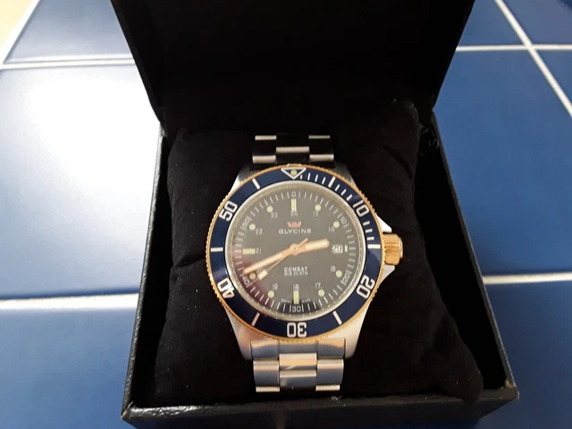 Glycine Combat Sub ETA 2824-2 Automatic Men's Divers Watch