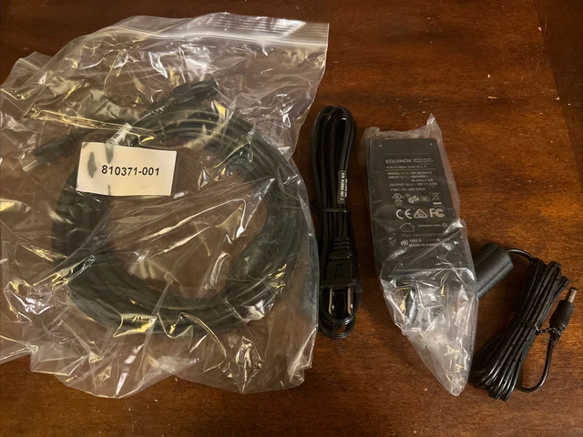 Hypercom L4250 L4150 USB Cable 810371-001 and Power Adapter 870066-104E