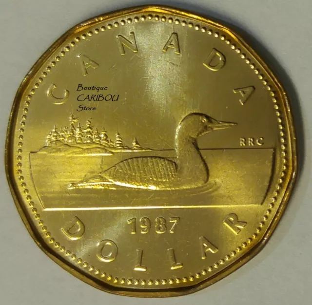 1987 Canada Loonie BU