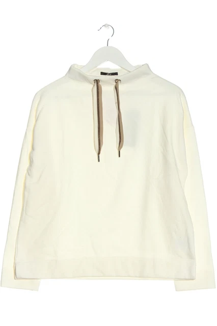 Felpa ZERO donna taglia DE 40 bianco lana look casual