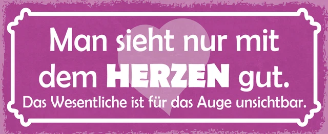 Bedeutung Man Sieht Nur Mit Dem Herzen Gut picclick.de