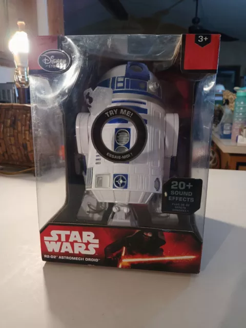 R2-D2.  Astromech Droid R2-D2, Star Wars, Disney, Lights & Sounds Movie Phrases