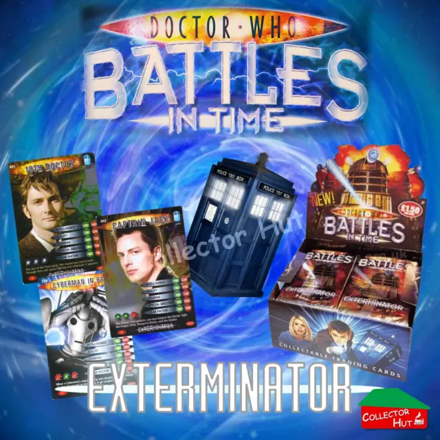 DOCTOR WHO Battles in Time #1-139 EXTERMINATOR RARE & COMMON Cards YOU CHOOSE