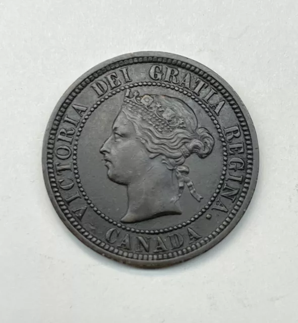 1881-H Canada One Cent Foreign Coin