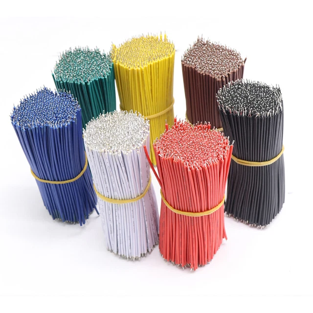 24AWG 22AWG Jumper Wire Dual-Head Tin Plating Welde Electronic Cable 5/10/15 cm