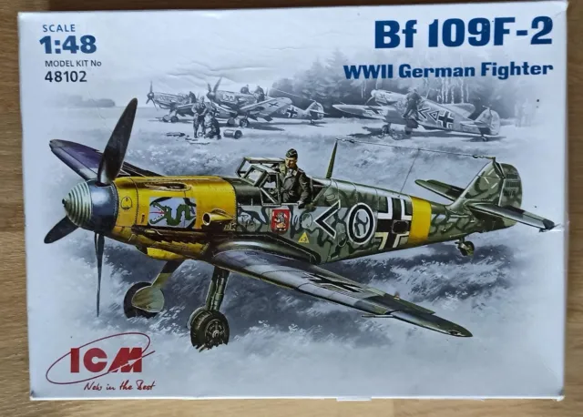 ICM 48102  MESSERSCHMITT Bf 109 F 2   1/48