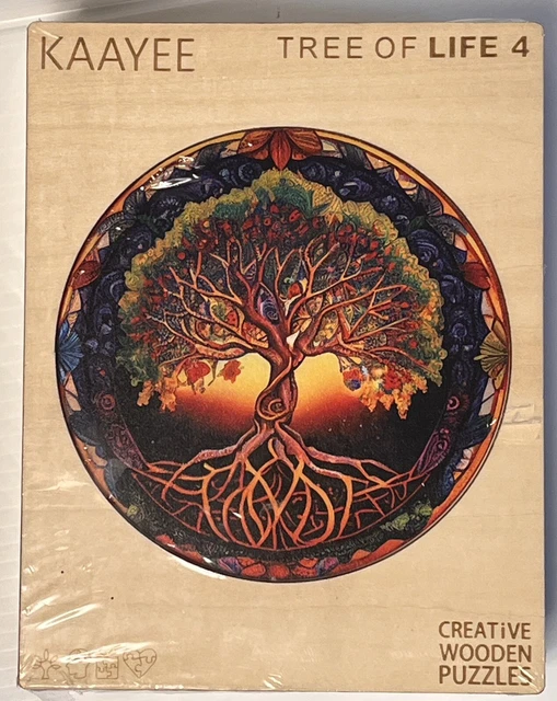 Tree of Life Puzzle Wooden Jigsaw for Adults 12x12" 200 Pieces