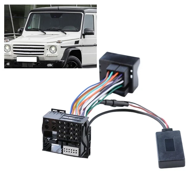 Car AUX Bluetooth Compatible 5.0 Audio Cable Adapter For Benz W169 W209 W164
