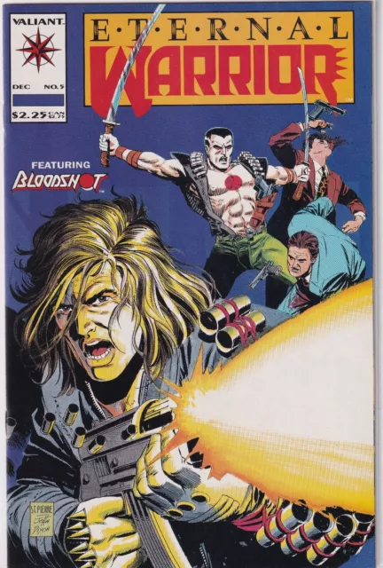 Eternal Warrior #5 (1992) First Bloodshot Cover NM Valiant Comics