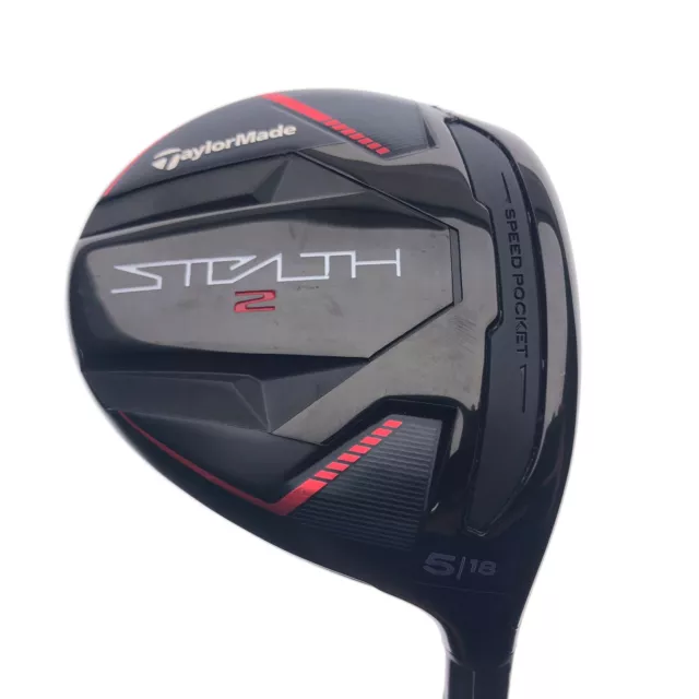 Used TOUR ISSUE TaylorMade Stealth 2 5 Fairway Wood / 18 Degrees / TX Flex