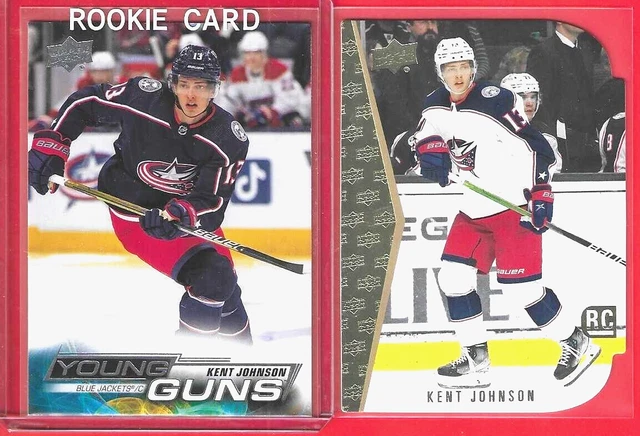 **KENT JOHNSON**2022-23 UD Young Guns 209 Rookie+Die-Cut Rdt-4 Blue ...