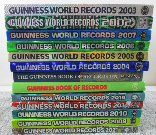 Guinness World Records Hardcover Large Selection Combined Shipping