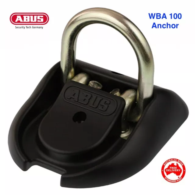 ABUS WBA100 Floor & Wall Anchor Locking Point-Ideal Motorcycle Lock-Free Postage