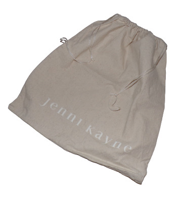 Bolsa de polvo Jenni Kayne de lona natural zapatos de 13 x 14", almacenamiento