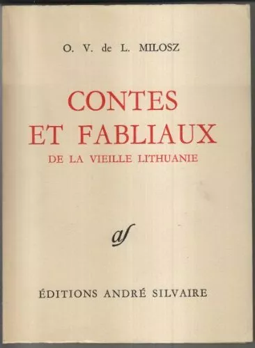 Contes et fabliaux de la vieille lithuanie