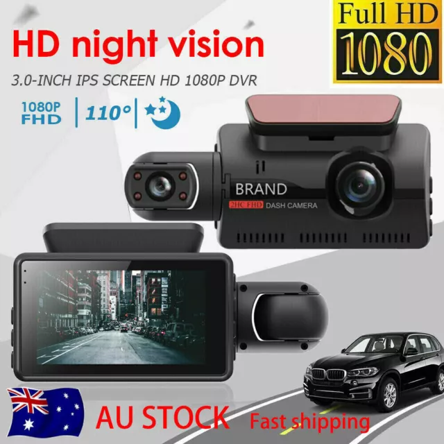 Dual Lens Car DVR Dash Cam Video Recorder 1080P G-Sensor Front And Inside Camera