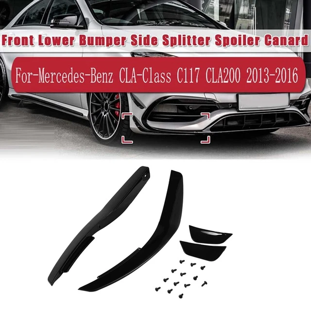 4 StüCk FrontstoßStangenlippendiffusor Spoiler Kratzschutz Seitensplitter f R5T2