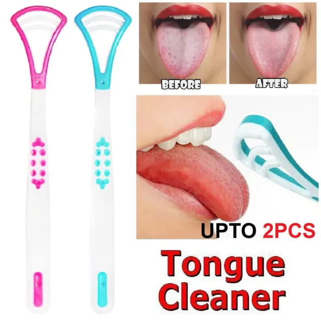 Tongue Cleaner Tongue Scraper Dental Care Oral Hygiene Mouth Deep Cleaning Tool