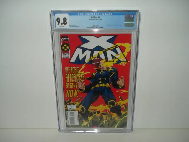 X-Man #1 CGC 9.8 NM/MT 1st APP Nate Grey "Age of Apocalypse" Marvel Comics 1995