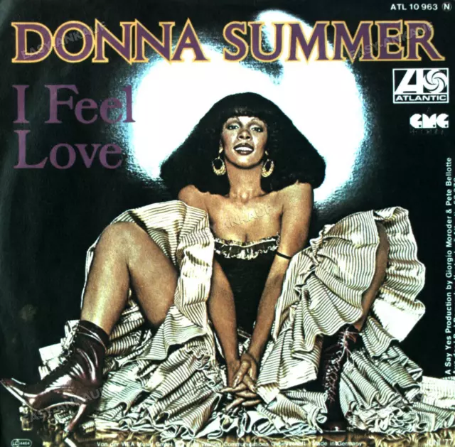 Donna Summer - I Feel Love - Can't We Just Sit Down 7" (VG+/VG+) '