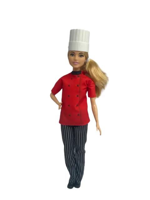 Barbie Chef Career You Can Be Anything Doll 11” Mattel