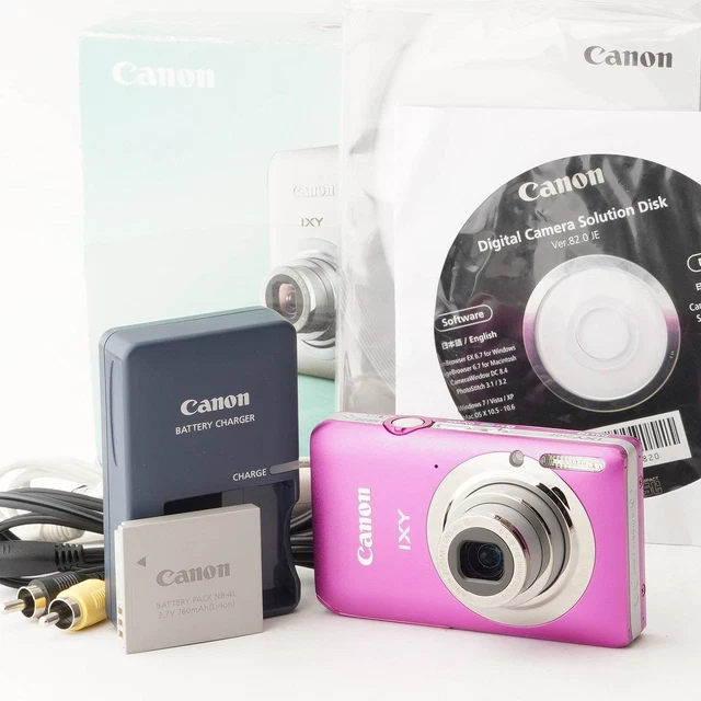 CANON IXY 210F Pink 12.1 MP Digital Camera w/ Box $387.01