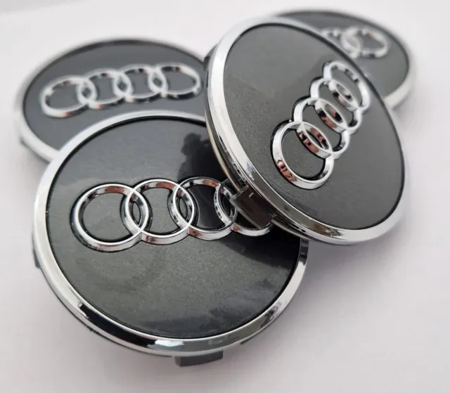 Audi Radzierkappe Felgendeckel Nabendeckel matt 4er Set